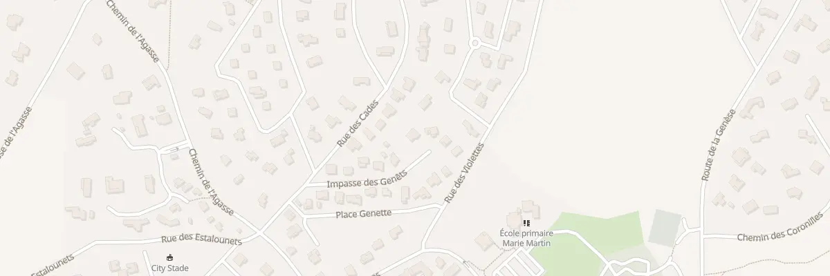 Plan du 13 Imp des Genêts à Méjannes-le-Clap