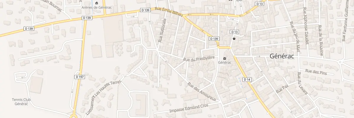Plan du 5556 Rue du Presbytère à Générac