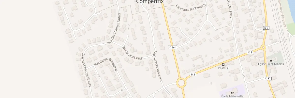 Plan du 22 Rue Georges Brassens à Compertrix