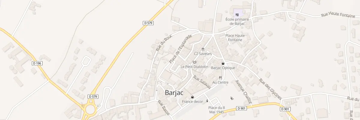 Plan du 8 Pl de la Mairie à Barjac