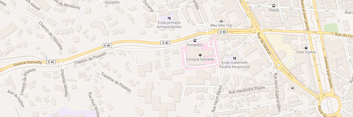 Plan du 219 Che de Pissevin à Nîmes