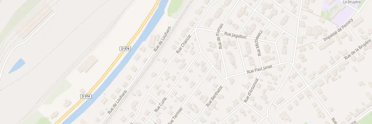 Plan du 6 Rue Curie à Montceau-les-Mines
