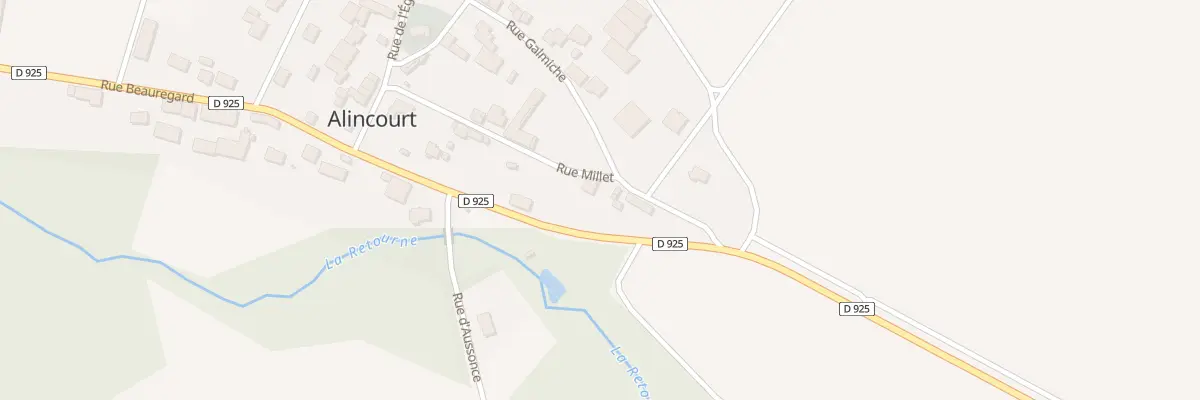 Plan du 5010 Le Village à Alincourt