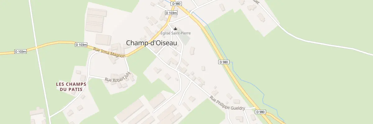 Plan du 5028 Champ d’Oiseau à Champ-d’Oiseau