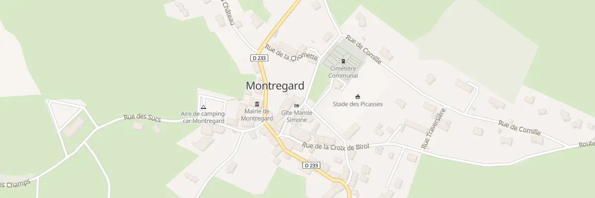 Plan du 11 Rue des Picasses à Montregard