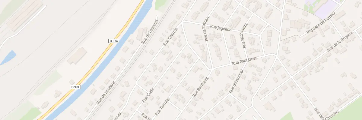 Plan du 3 Rue Curie à Montceau-les-Mines