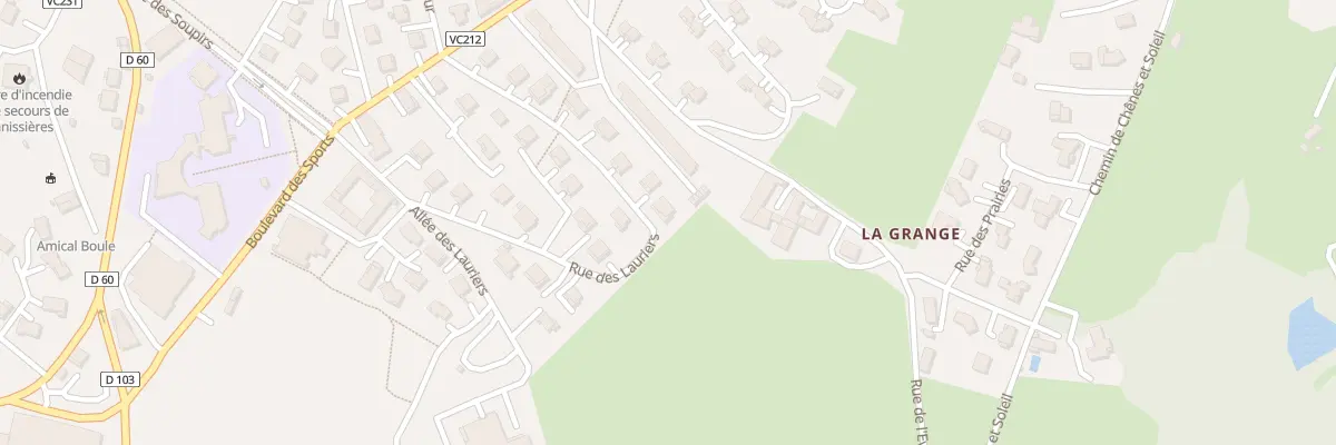 Plan du 12 Rue des Lauriers à Panissières