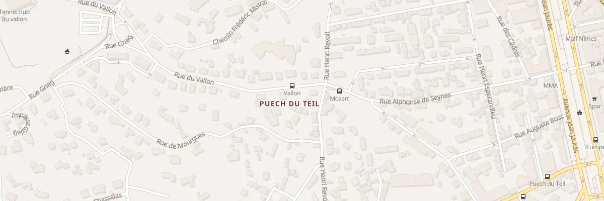 Plan du 44 Rue Henri Revoil à Nîmes