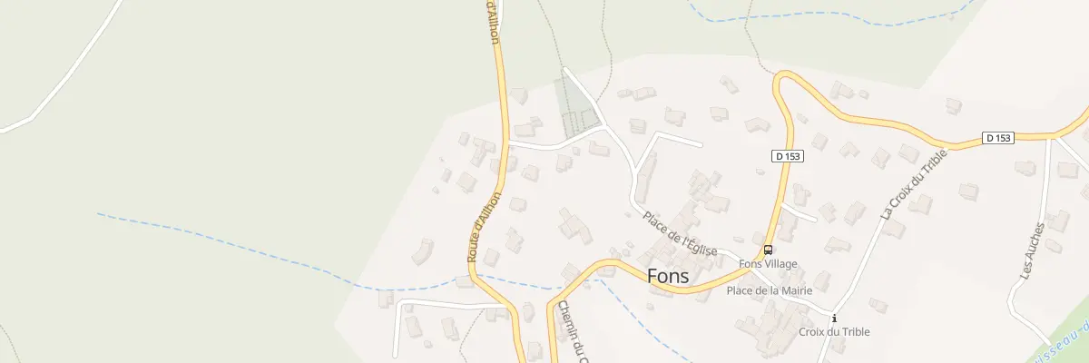 Plan du 5138 Le Mas du Rosier à Fons