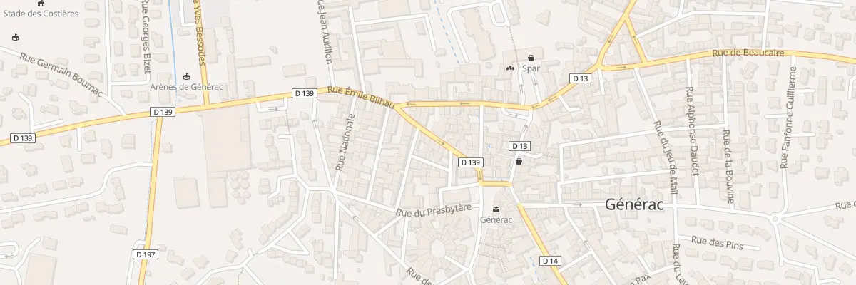 Plan du 13 Rue de l’Aiguillerie à Générac