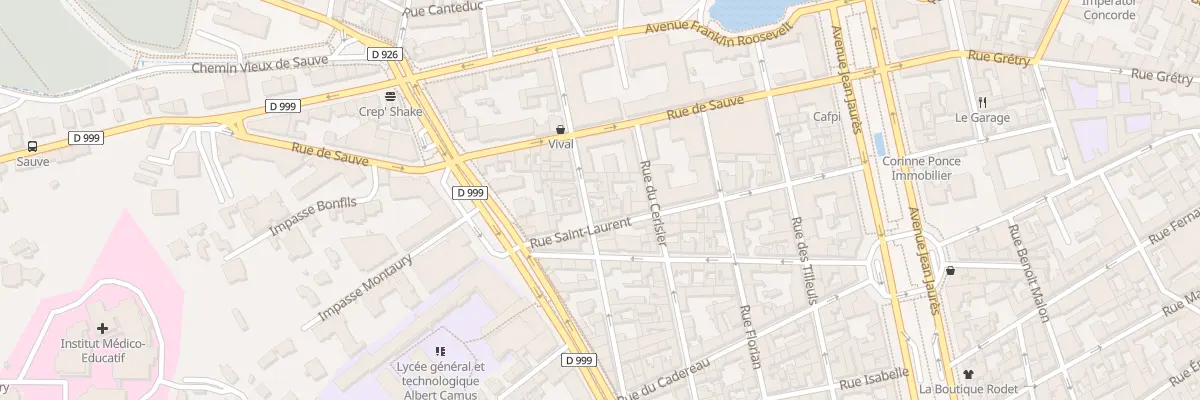 Plan du 13 Rue Bernard de la Treille à Nîmes