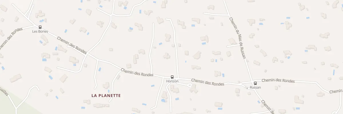 Plan du 1342B Che des Rondes à Nîmes