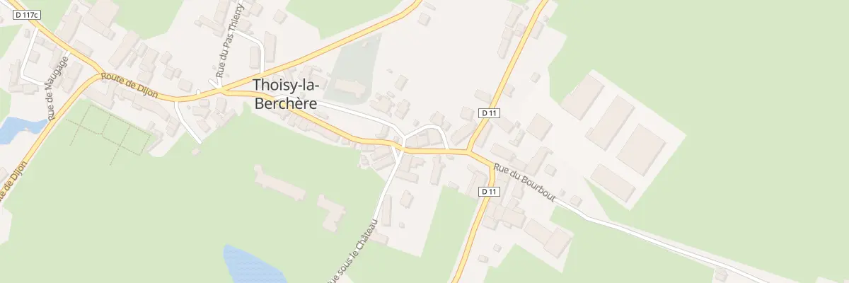 Plan du 5032 Le Village à Thoisy-la-Berchère
