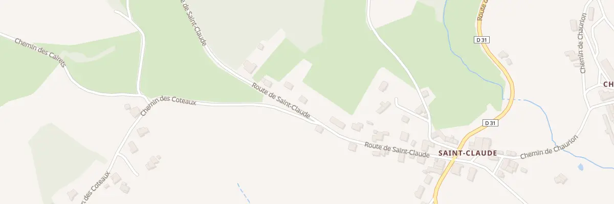 Plan du 264 Rte de Saint Claude à Belmont-de-la-Loire