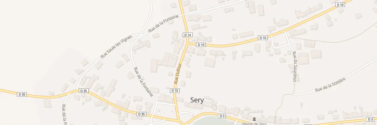 Plan du 6 Rue Dufour à Sery