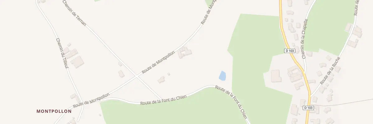 Plan du 5172 La Pelletiere à Maringes