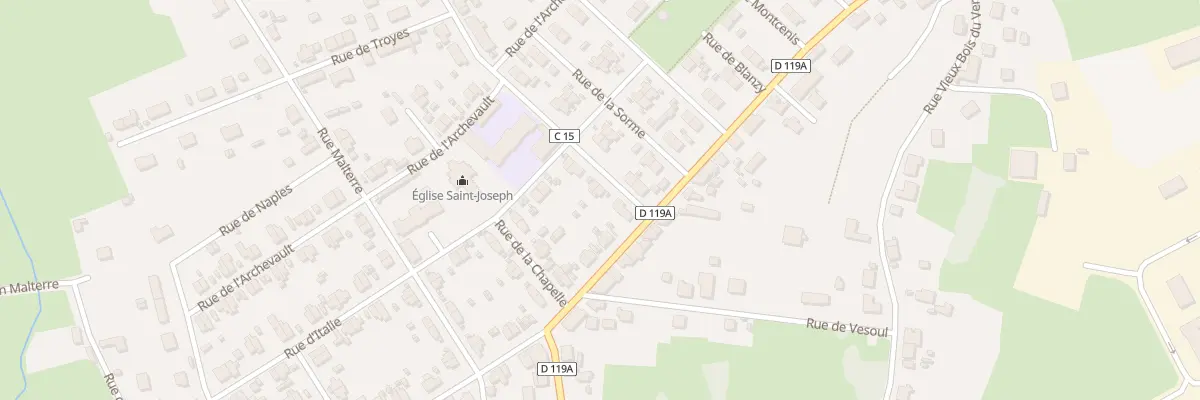 Plan du 5 Rue de St Berain sous Sanvigne à Montceau-les-Mines