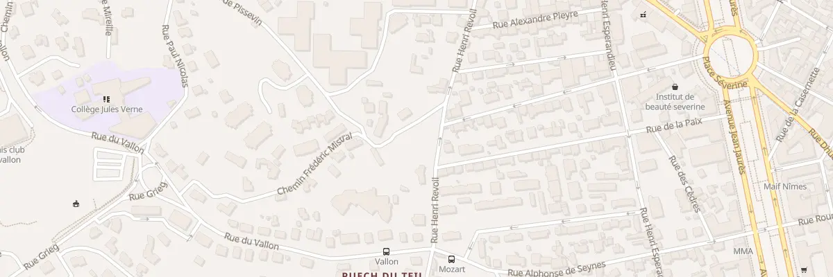 Plan du 32 Rue Henri Revoil à Nîmes