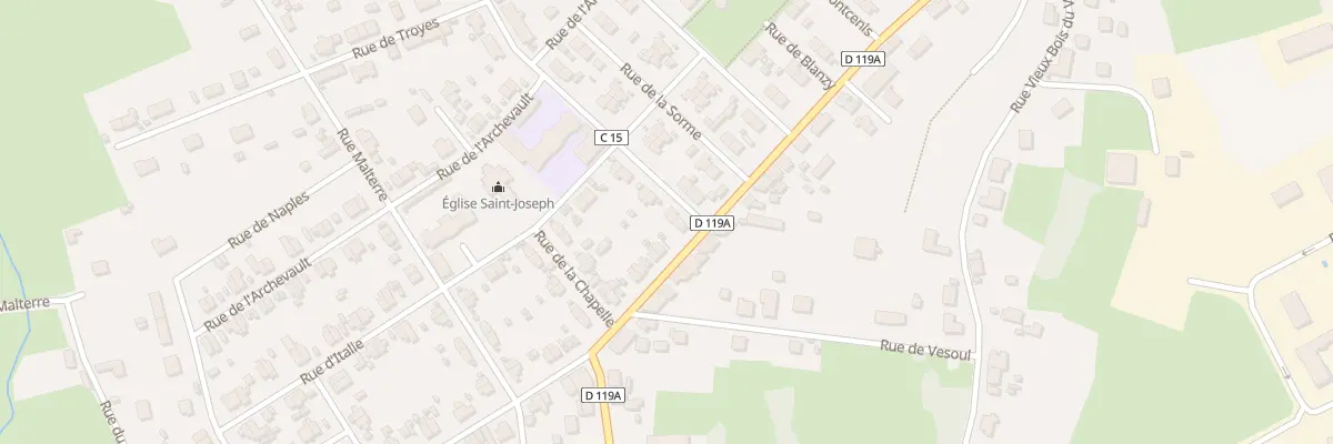 Plan du 3 Rue de St Berain sous Sanvigne à Montceau-les-Mines