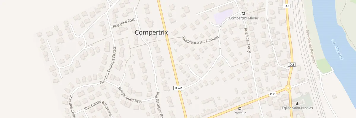 Plan du 29 Résidence les Tamaris à Compertrix