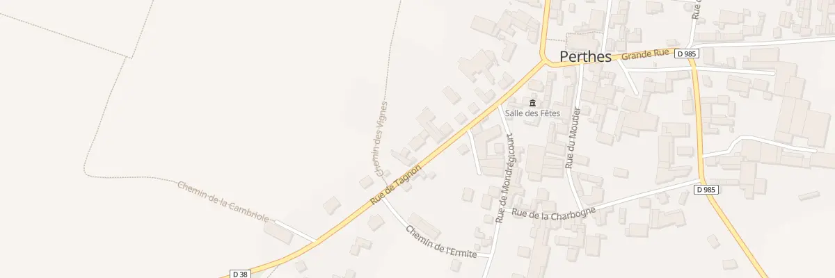 Plan du 5013 Le Village à Perthes