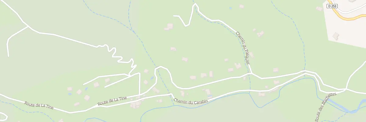Plan du 7087 La Tine à Vals-les-Bains