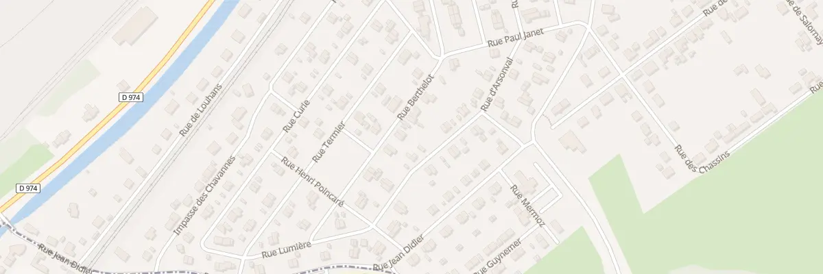 Plan du 9 Rue Berthelot à Montceau-les-Mines