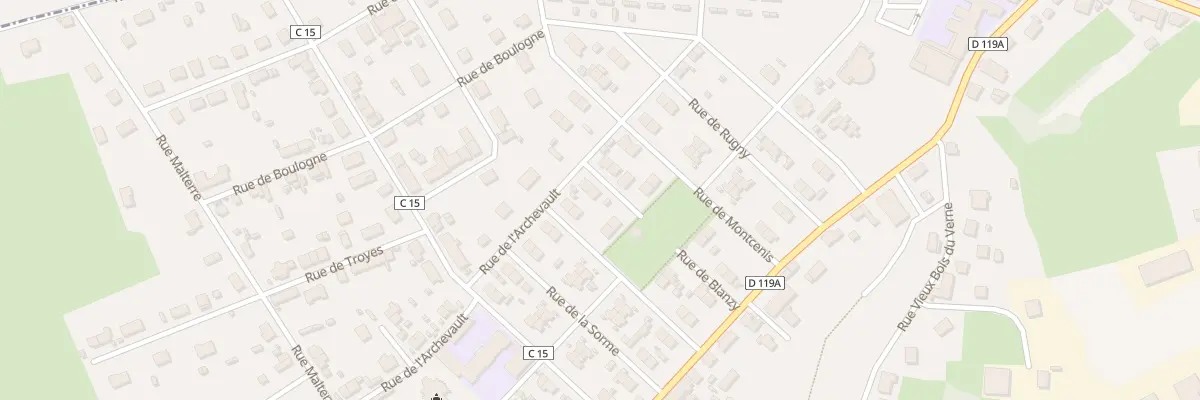 Plan du 5 Rue de Blanzy à Montceau-les-Mines