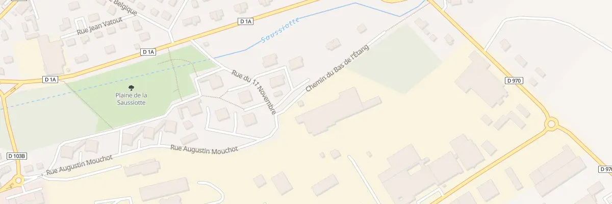 Plan du 2 Che du Bas de l’Etang à Semur-en-Auxois