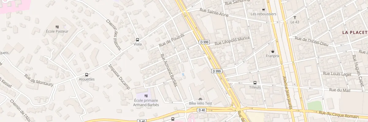 Plan du 13 Rue Benjamin Valz à Nîmes