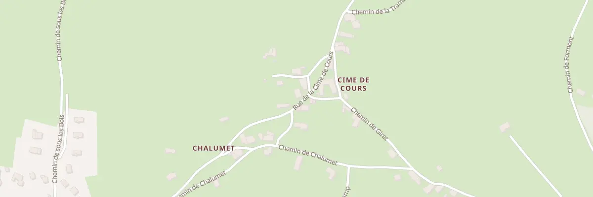 Plan du 481 Rue de la Cime de Cours à Cours