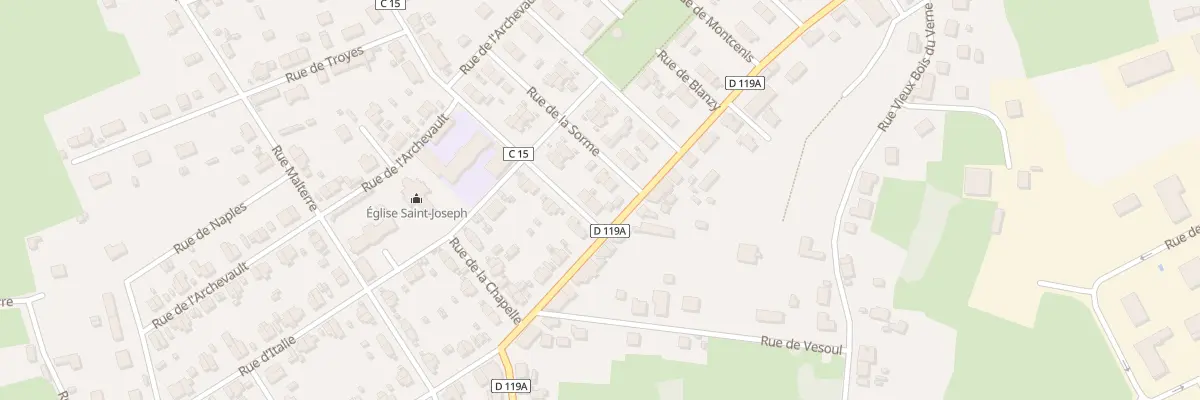 Plan du 2 Rue de St Berain sous Sanvigne à Montceau-les-Mines