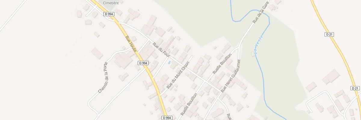 Plan du 3 Rue du Mont Oison à Bouy