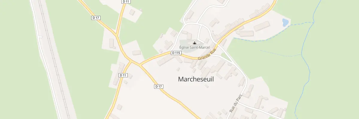Plan du 6 Grande Rue à Marcheseuil