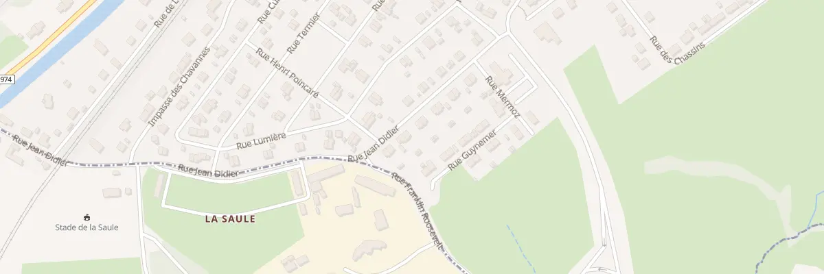 Plan du 77 Rue Jean Didier à Montceau-les-Mines