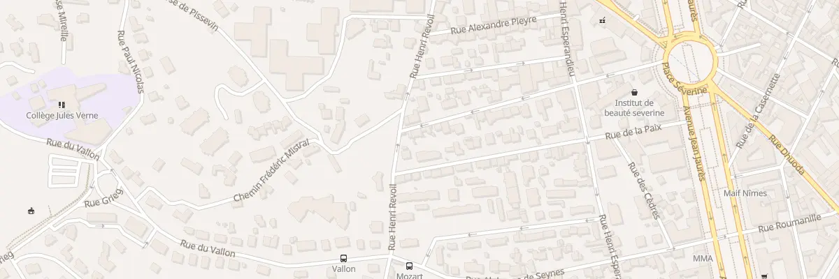 Plan du 37 Rue Frédéric Mistral à Nîmes