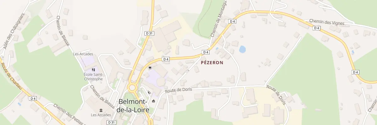 Plan du 266 Rte des Echarmeaux à Belmont-de-la-Loire