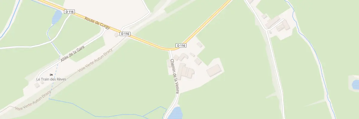 Plan du 1 Che de la Vesvre à Dracy-Saint-Loup