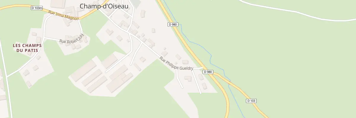 Plan du 5037 Champ d’Oiseau à Champ-d’Oiseau