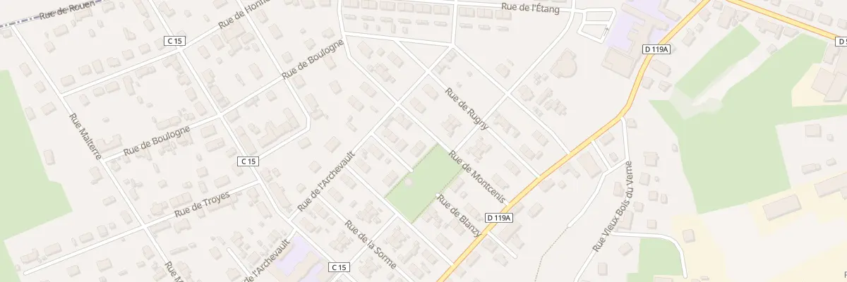 Plan du 2 Pl du Bois du Verne à Montceau-les-Mines