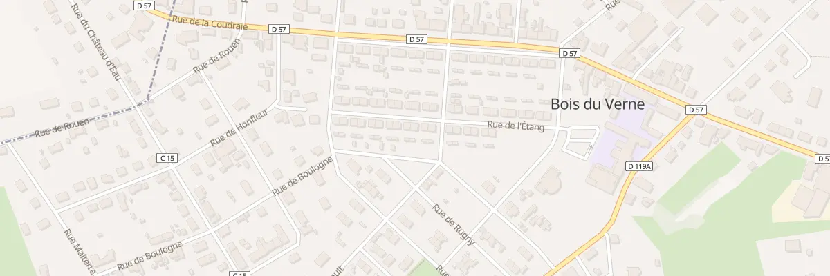 Plan du 21 Rue de l’Etang à Montceau-les-Mines
