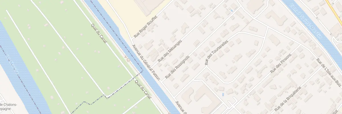 Plan du 15 Rue des Mésanges à Châlons-en-Champagne