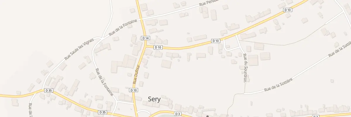 Plan du 6 Rue Basse à Sery