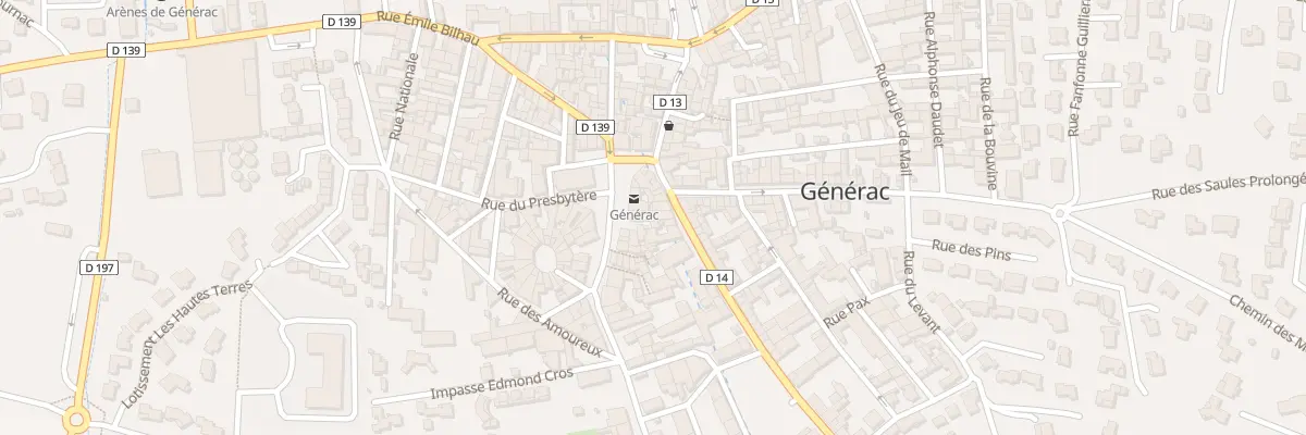 Plan du 17 Pl de l’Hotel de Ville à Générac