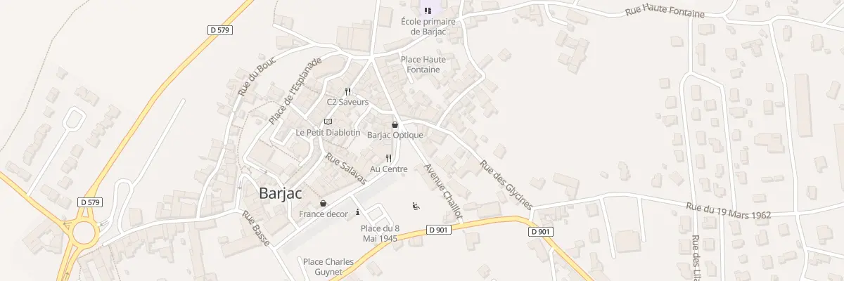 Plan du 5206 Pl Joseph Comte à Barjac