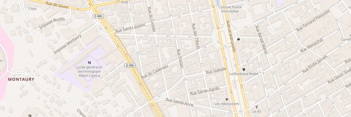 Plan du 24 Rue Florian à Nîmes