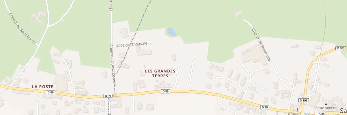 Plan du 207 Rte de Lyon à Saint-Martin-Lestra