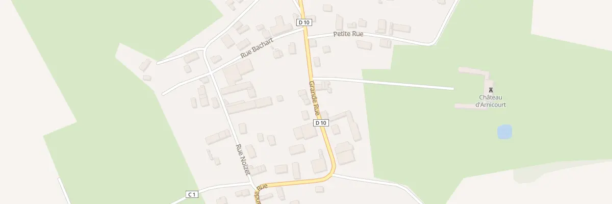 Plan du 11 Rue Grande Rue à Arnicourt