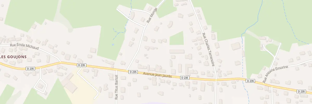 Plan du 3 Rue Monge à Saint-Vallier