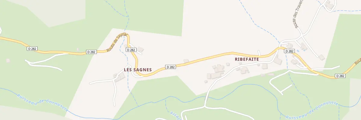 Plan du 290 Rte de Seynac à Mariac